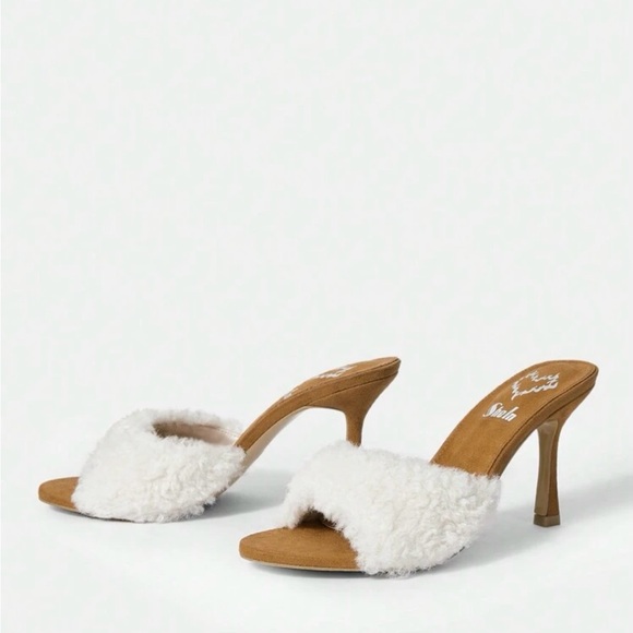 Women's Round Toe Thin Heel Pu Leather Simple Outdoor Sandals - Picture 2 of 4